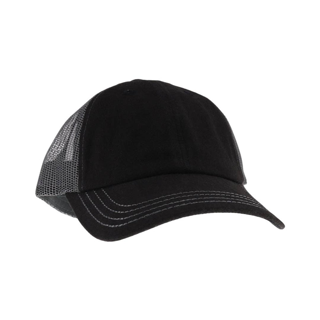 Trucker Color Mesh C.C Ball Cap BA2001: Grey