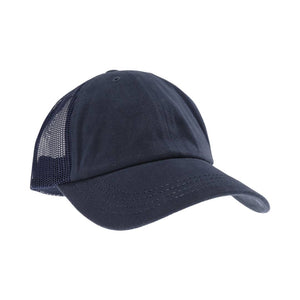 Solid Cotton Brushed C.C Ball Cap BA2000: Black Camo