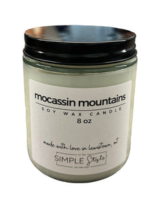 moccasin mountains candle