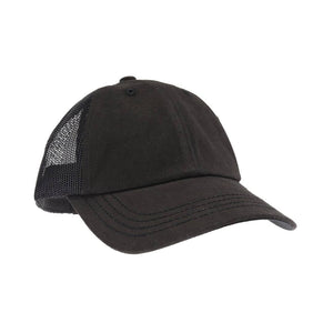 Solid Cotton Brushed C.C Ball Cap BA2000: Black Camo