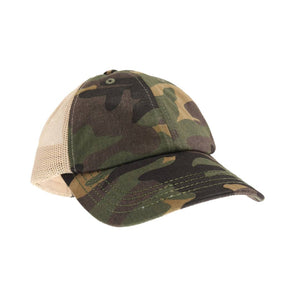 Solid Cotton Brushed C.C Ball Cap BA2000: Grey