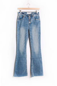 Lyla Five Button Flare Jean