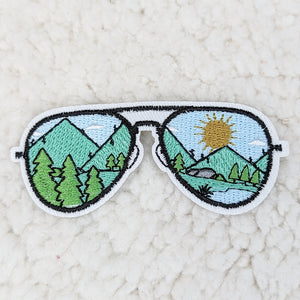 Sunglasses Embroidered HAT/POCKET Patch