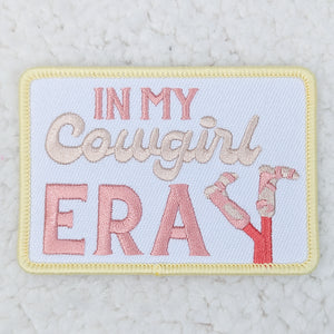 In My Cowgirl Era Embroidered HAT/POCKET Patch