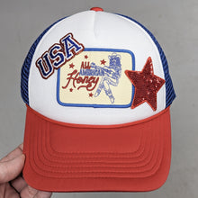 Load image into Gallery viewer, All American Honey Embroidered HAT/POCKET Patch
