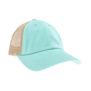 Solid Cotton Brushed C.C Ball Cap BA2000: Grey