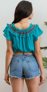 Traci Embroidered Top
