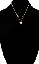 Load image into Gallery viewer, Heart Pendant Layered Necklace
