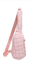 Load image into Gallery viewer, QUILTED PUFFY CROSSBODY SLING BAG
