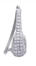 Load image into Gallery viewer, QUILTED PUFFY CROSSBODY SLING BAG
